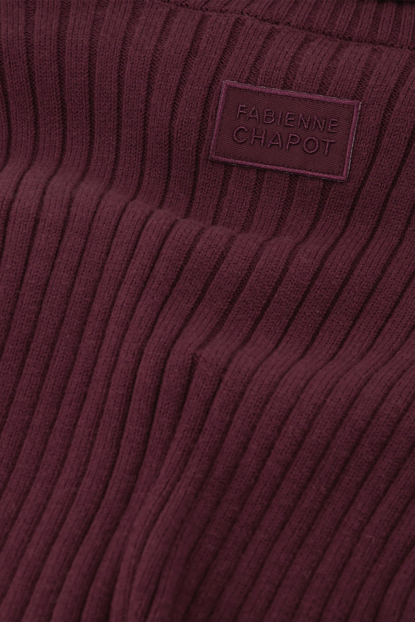 Bordo Fermuarlı Hırka