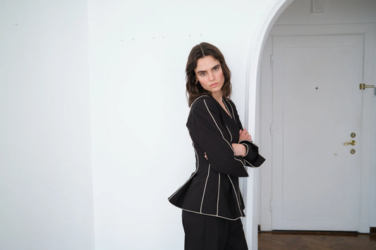 Rose Blazer Siyah