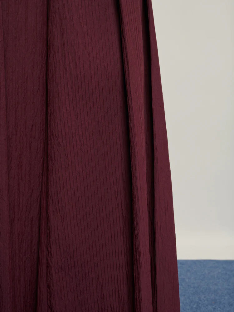 Bordo Pileli Pantalon