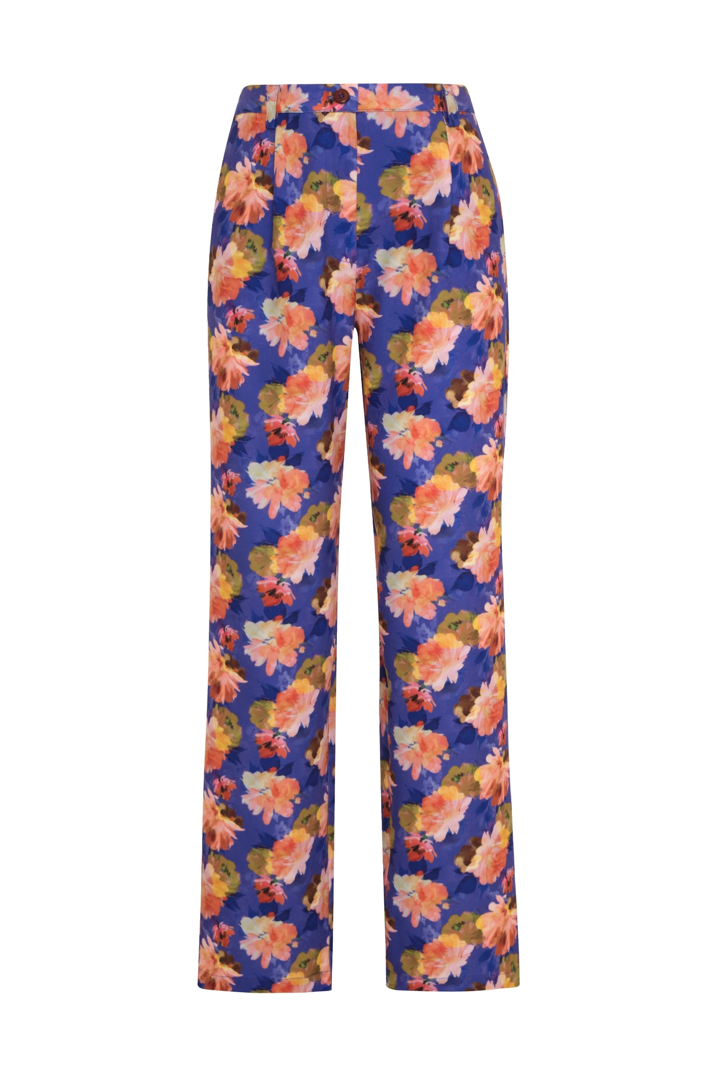 Rider Pants Mor Çiçekli