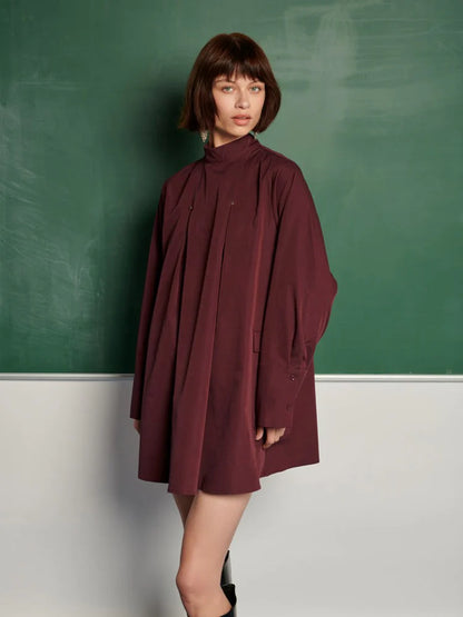 Bordo Mini Elbise