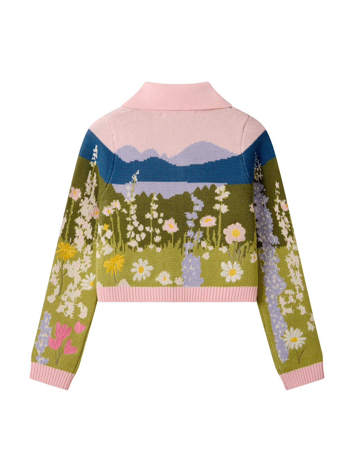 Sunset Blooms Tripper Hırka