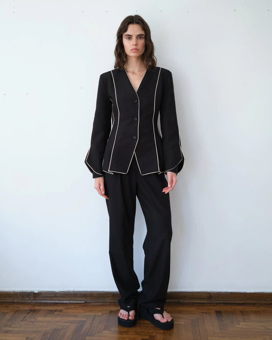 Rose Blazer Siyah