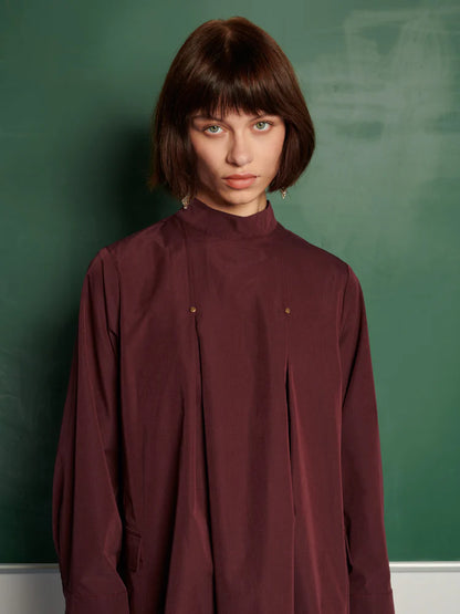 Bordo Mini Elbise