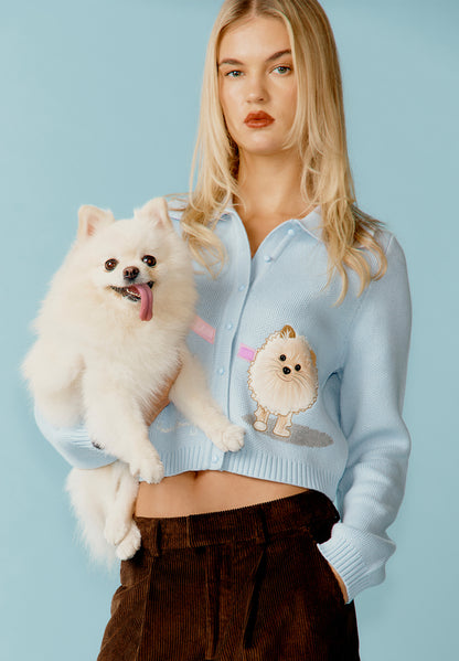 Mavi Köpekli Hırka