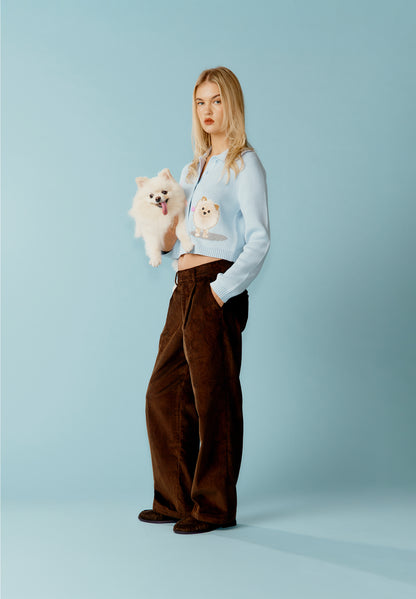 Mavi Köpekli Hırka