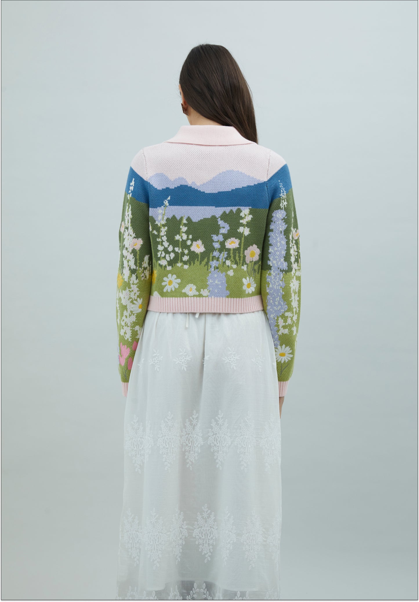 Sunset Blooms Tripper Hırka